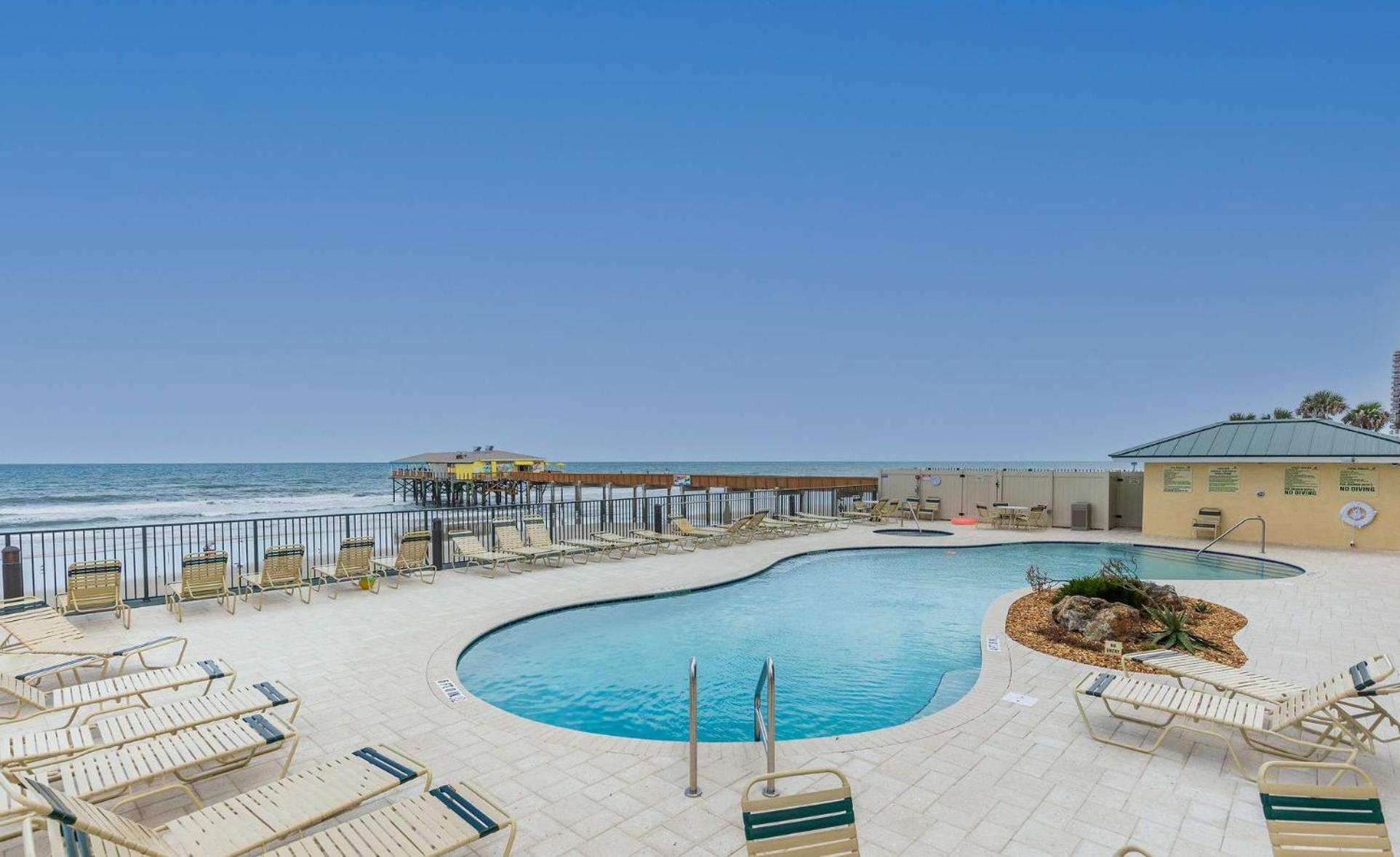 Ocean Views From Your Private Balcony! Sunglow Resort 907 By Brightwild Daytona Beach Shores Exteriér fotografie