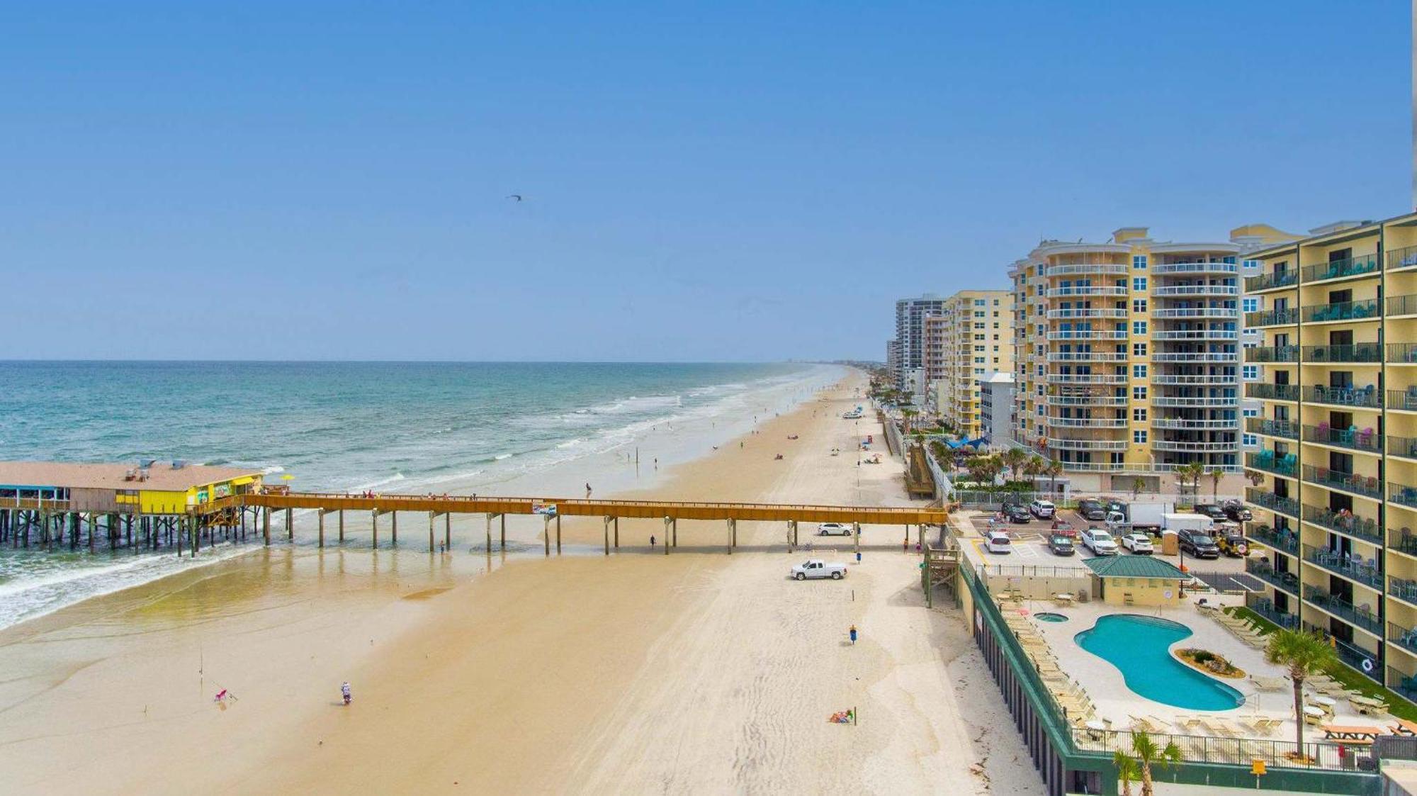 Ocean Views From Your Private Balcony! Sunglow Resort 907 By Brightwild Daytona Beach Shores Exteriér fotografie