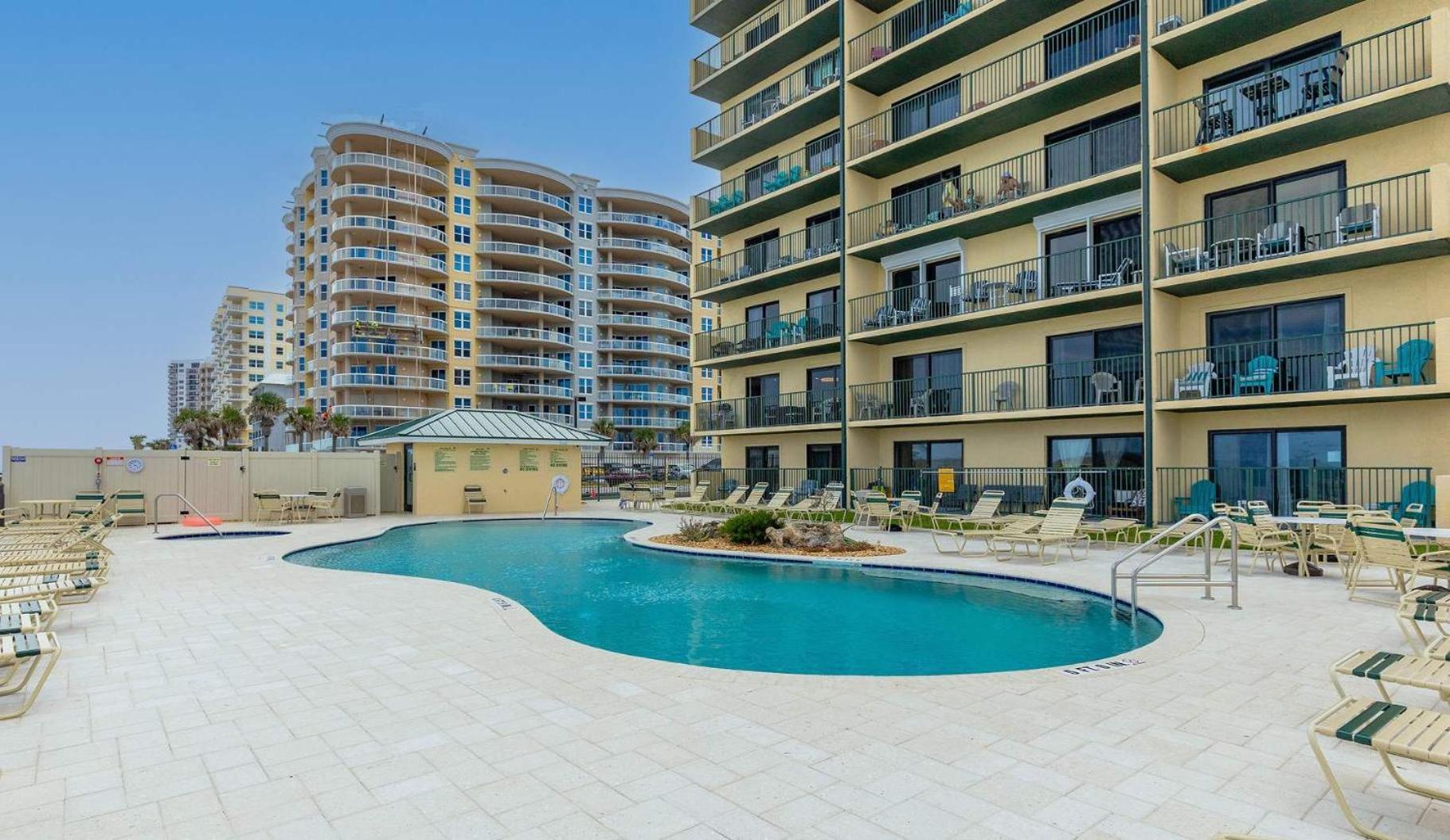 Ocean Views From Your Private Balcony! Sunglow Resort 907 By Brightwild Daytona Beach Shores Exteriér fotografie